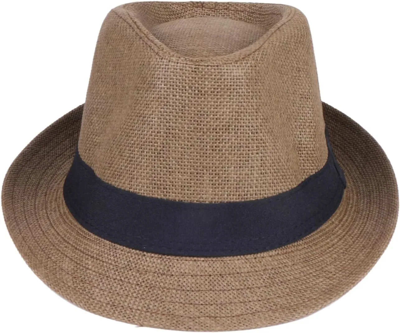 Unisex Fedora Hat Trilby Cuban Sun Protection Short Brim