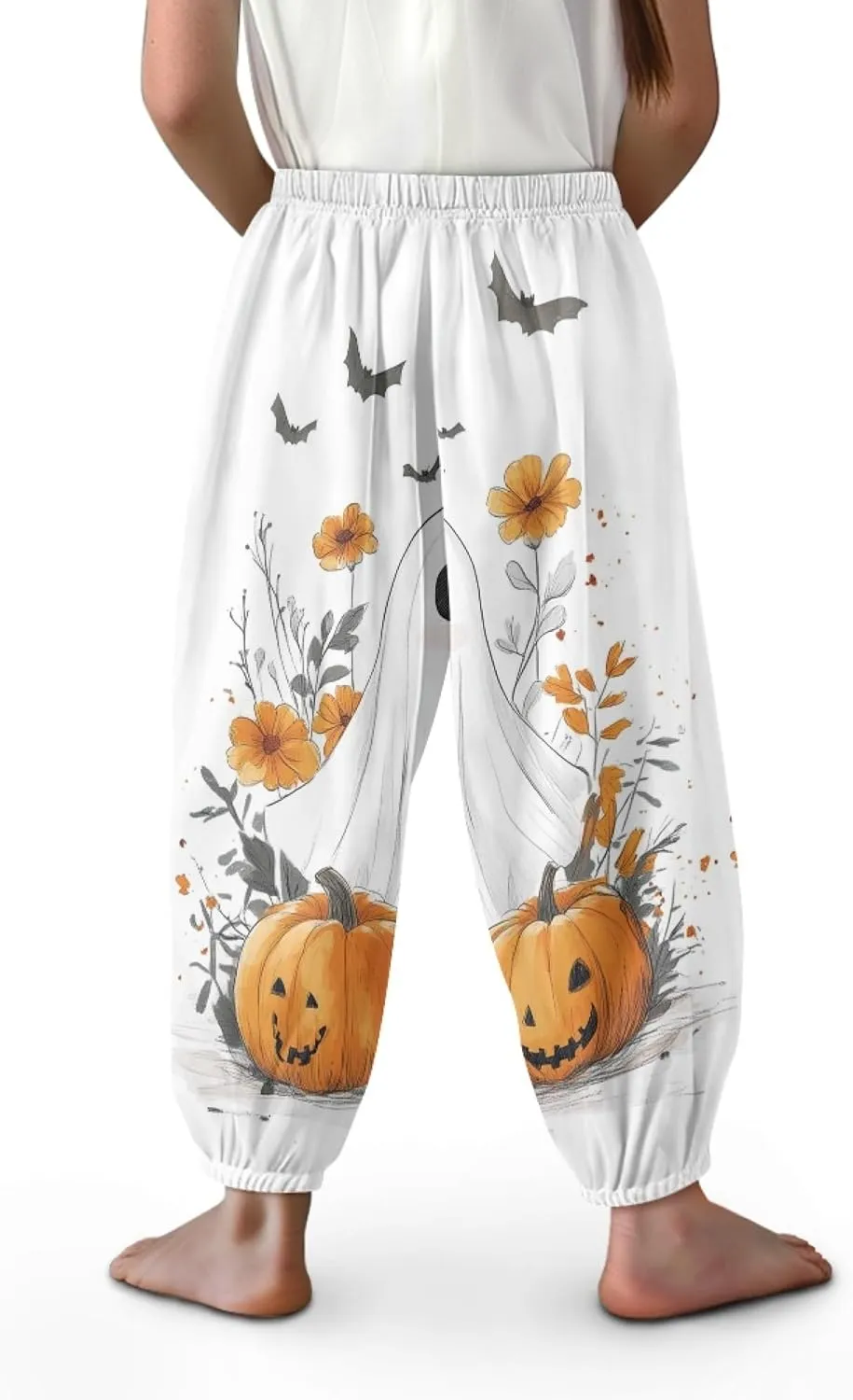 Unisex Little Kids Yoga Trousers Bohemian Beach Pants Baggy Harem Activewear for Boys and Girls Age 3-10