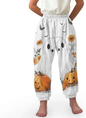 Unisex Little Kids Yoga Trousers Bohemian Beach Pants Baggy Harem Activewear for Boys and Girls Age 3-10