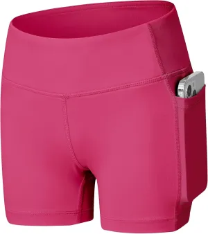 Willit Girls Swim Shorts with Pockets UPF 50  Sun Protection Swimming Bottom