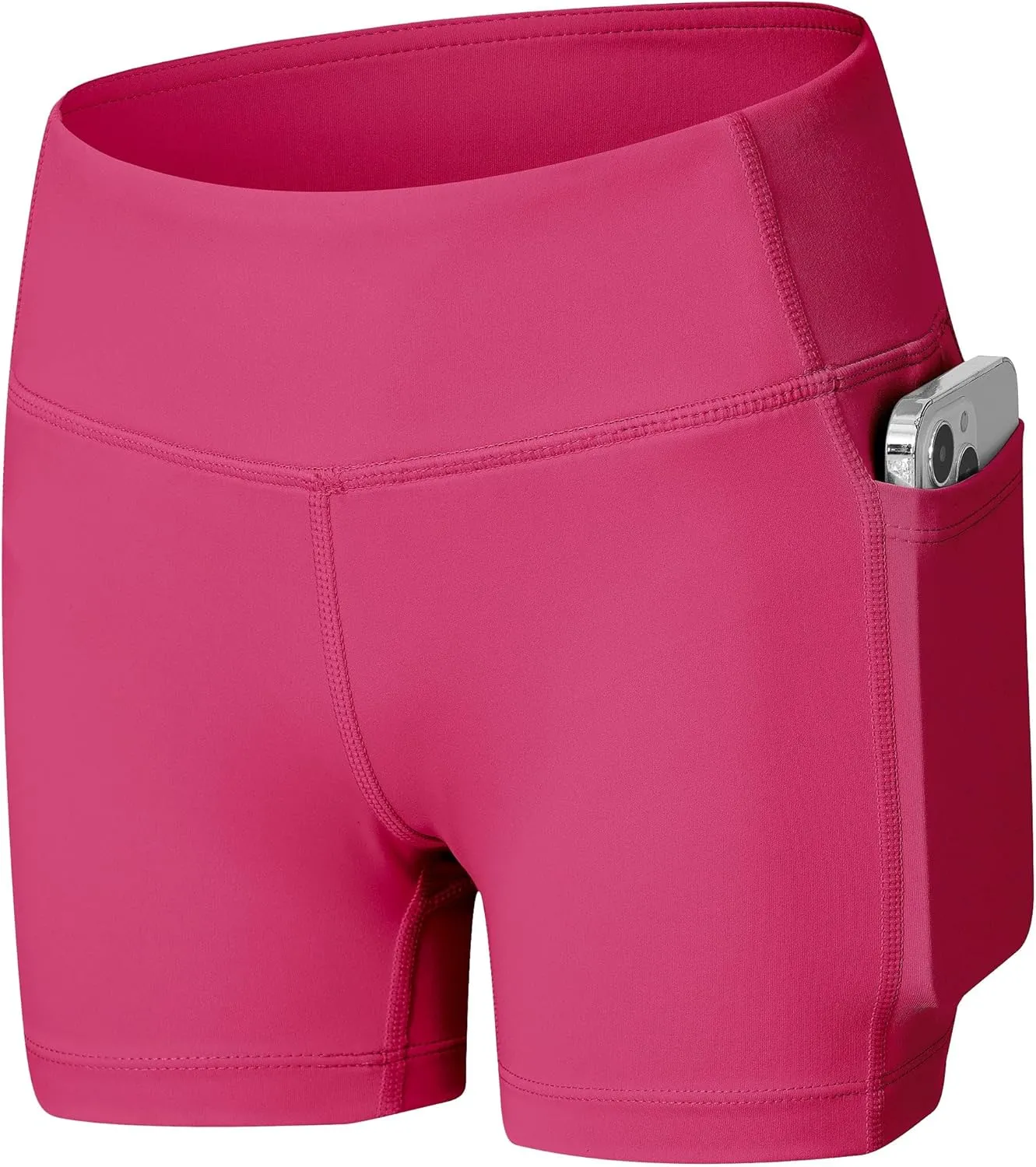 Willit Girls Swim Shorts with Pockets UPF 50  Sun Protection Swimming Bottom