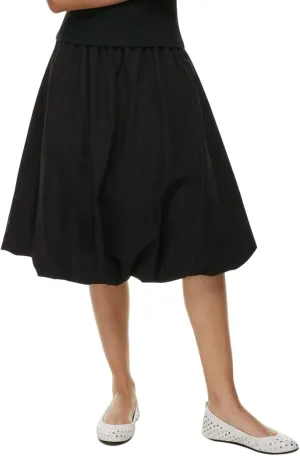 Women Y2k Bubble Maxi Skirt Casual Elastic Waist Flowy A Line Long Skirt Summer Ruffle Midi Skirt Dress Streetwear