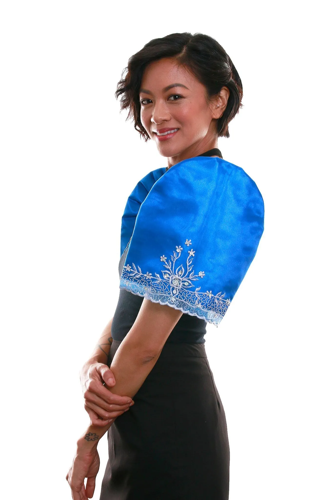 WR08 - Mestiza Bolero Blue - Filipiniana