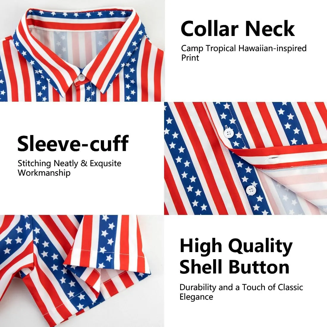 XiaoMoSha Hawaiian Shirt for Men Button Down Short Sleeve Summer Beach Shirts Wrinkle Free Funny Casual Tropical Tops S-3XL