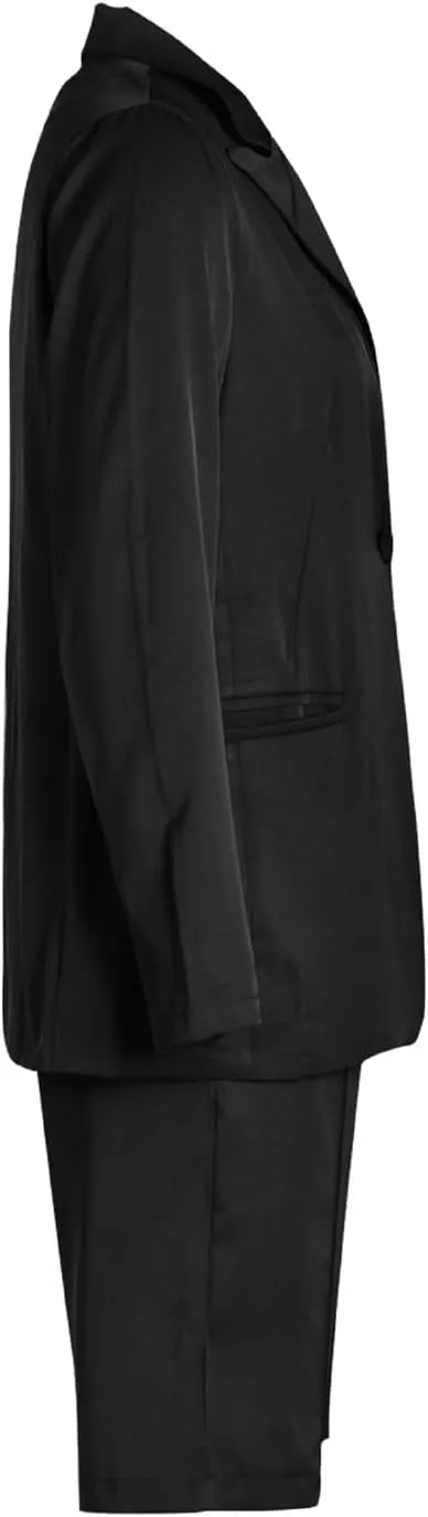 XZLUFNY Women's 2 Piece Full Sleeve Blazer and Short Office Business Work Suit Set