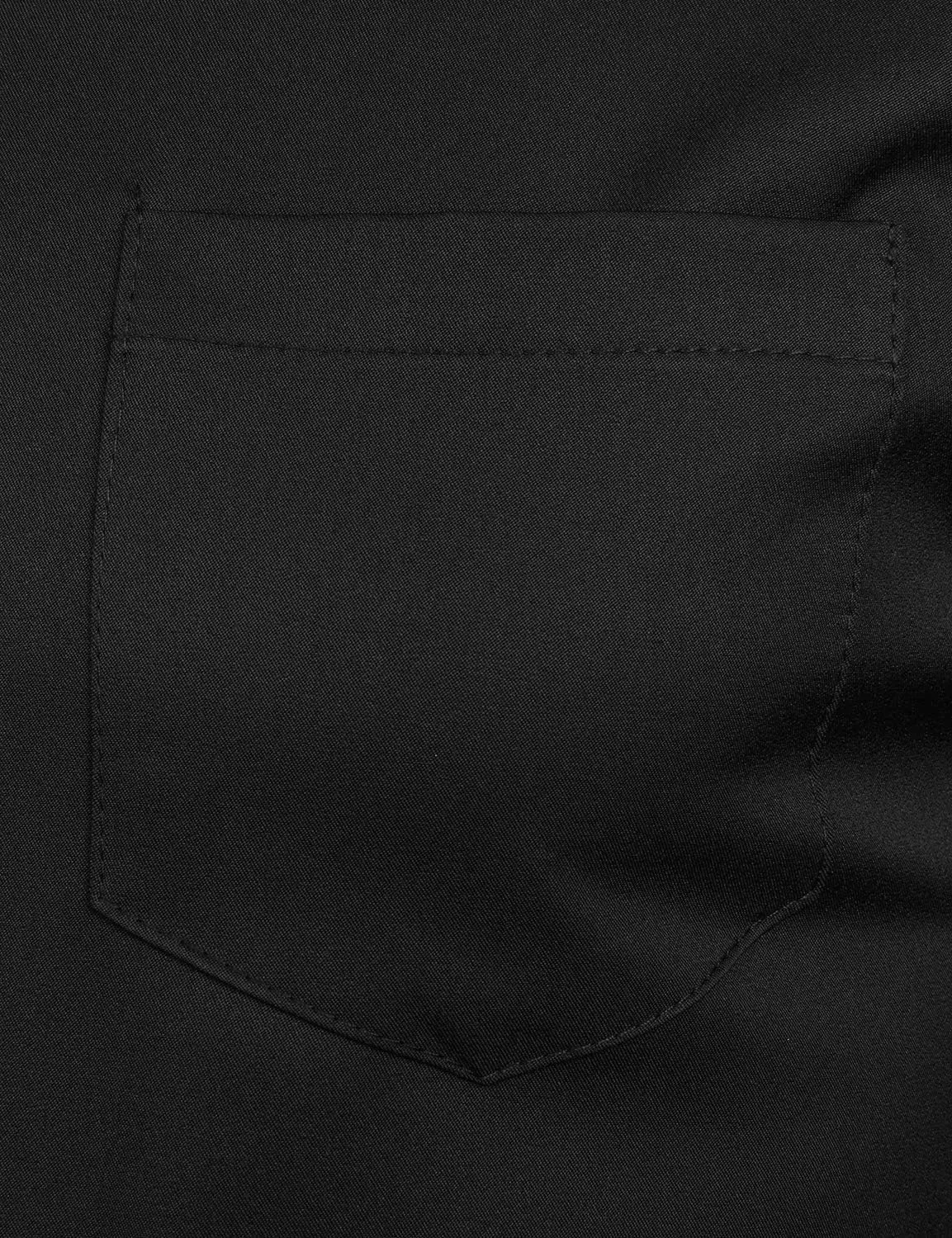ZEROYAA Men's Banded Collar Slim Fit Long Sleeve Casual Button Down Dress Shirts with Pocket